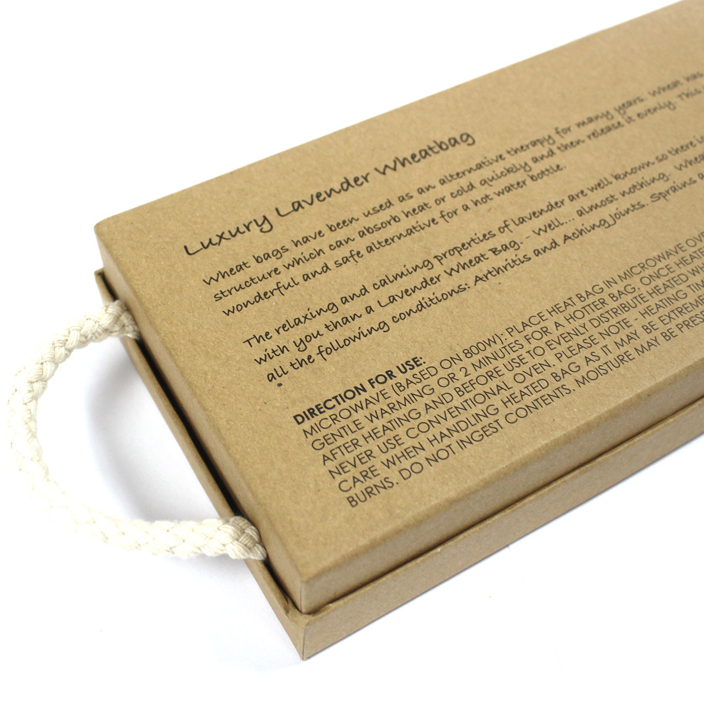 Luxury Lavender Wheat Bag in Gift Box - Night Leopard