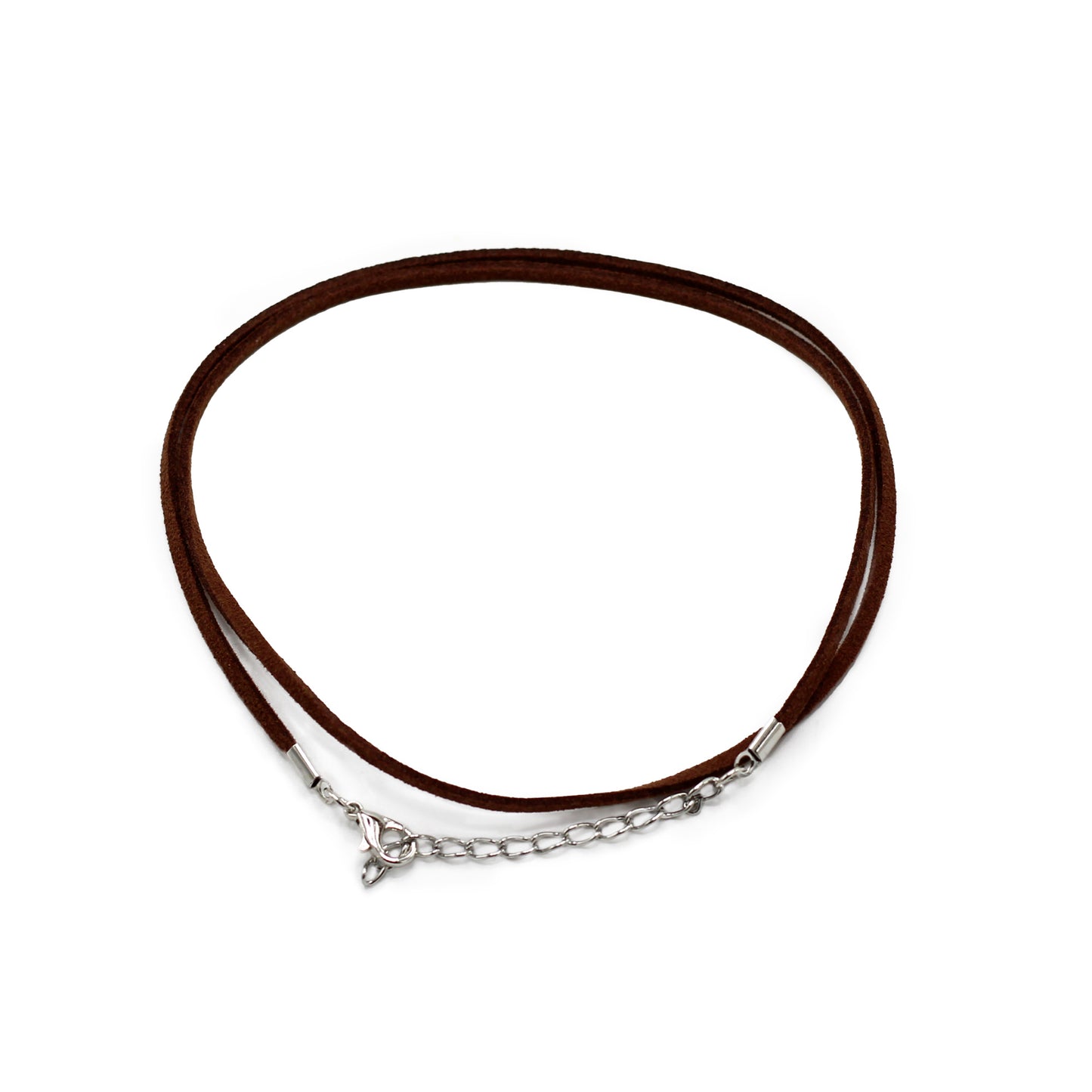 Faux Leather Pendant Cord - 2.5mm x 55cm - Dark Brown A010