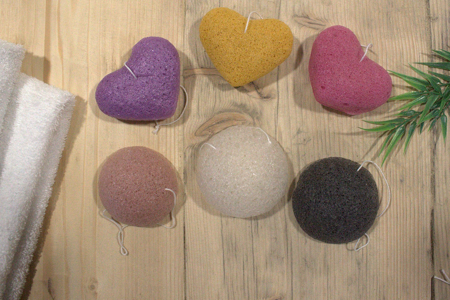 Konjac Heart Sponge - Lavender