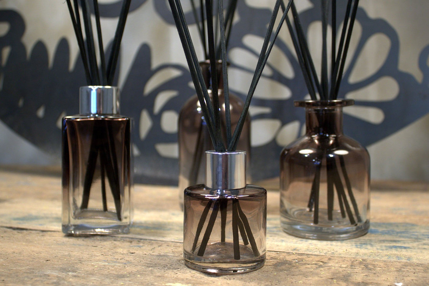 50 ml Round Reed Diffuser Bottlle - Charcoal