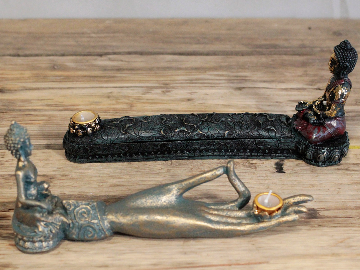 Antique Buddha - Incense Burner & Box