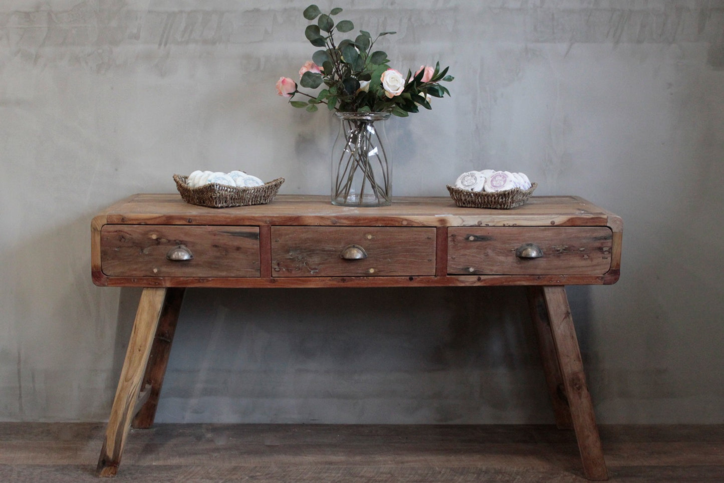 Console Table - Recycled Wood - 150x50x80cm