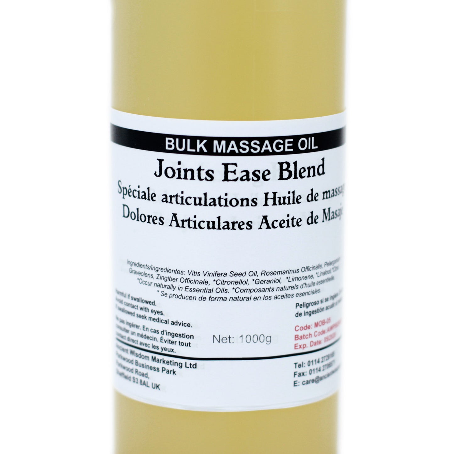 Joints Ease 1Kg Massage Oil