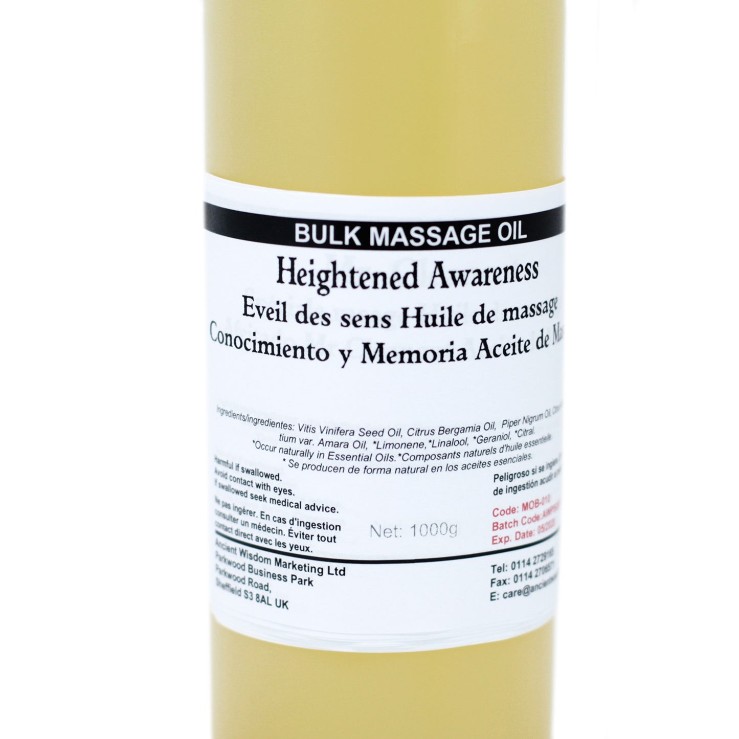 Heighten Awareness 1Kg Massage Oil