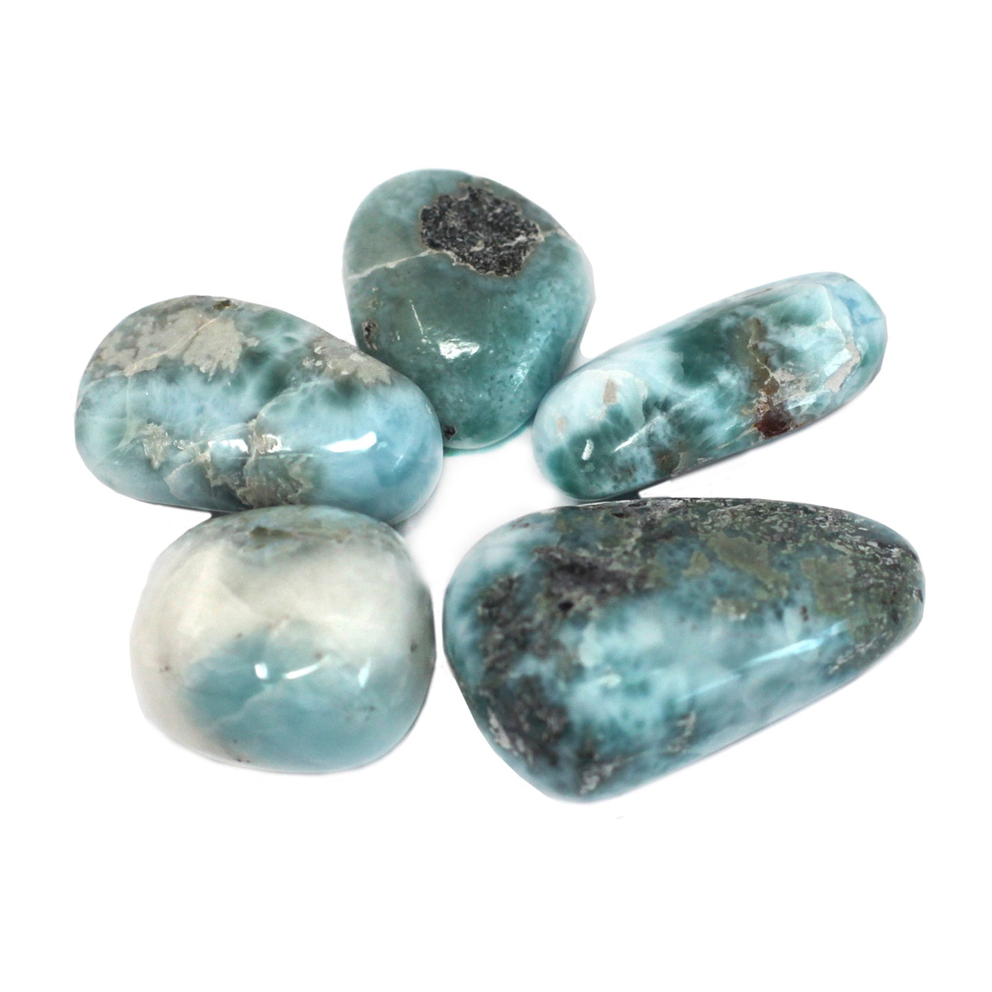 Premium Tumble Stone - Larimar