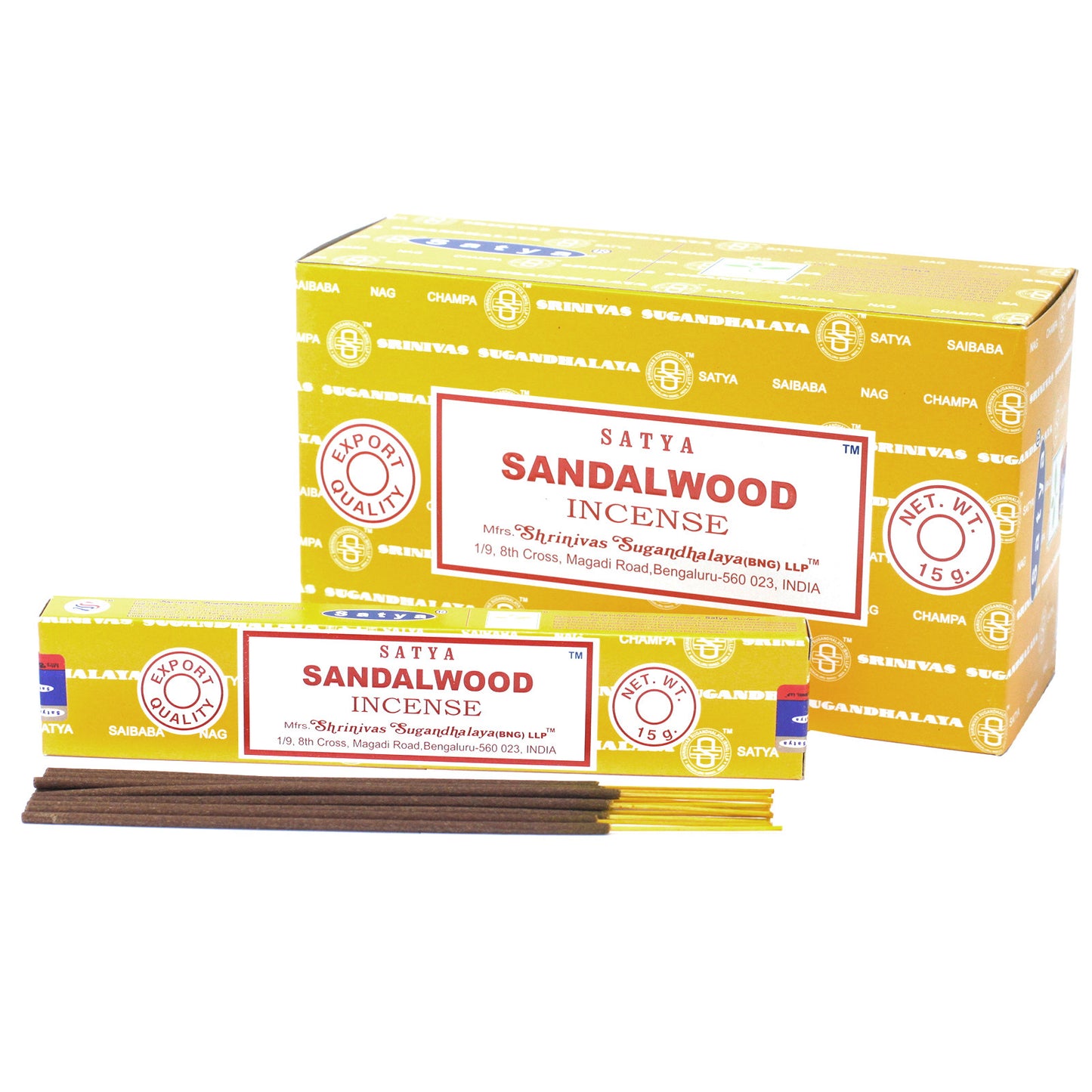 Satya Incense 15gm - Sandalwood