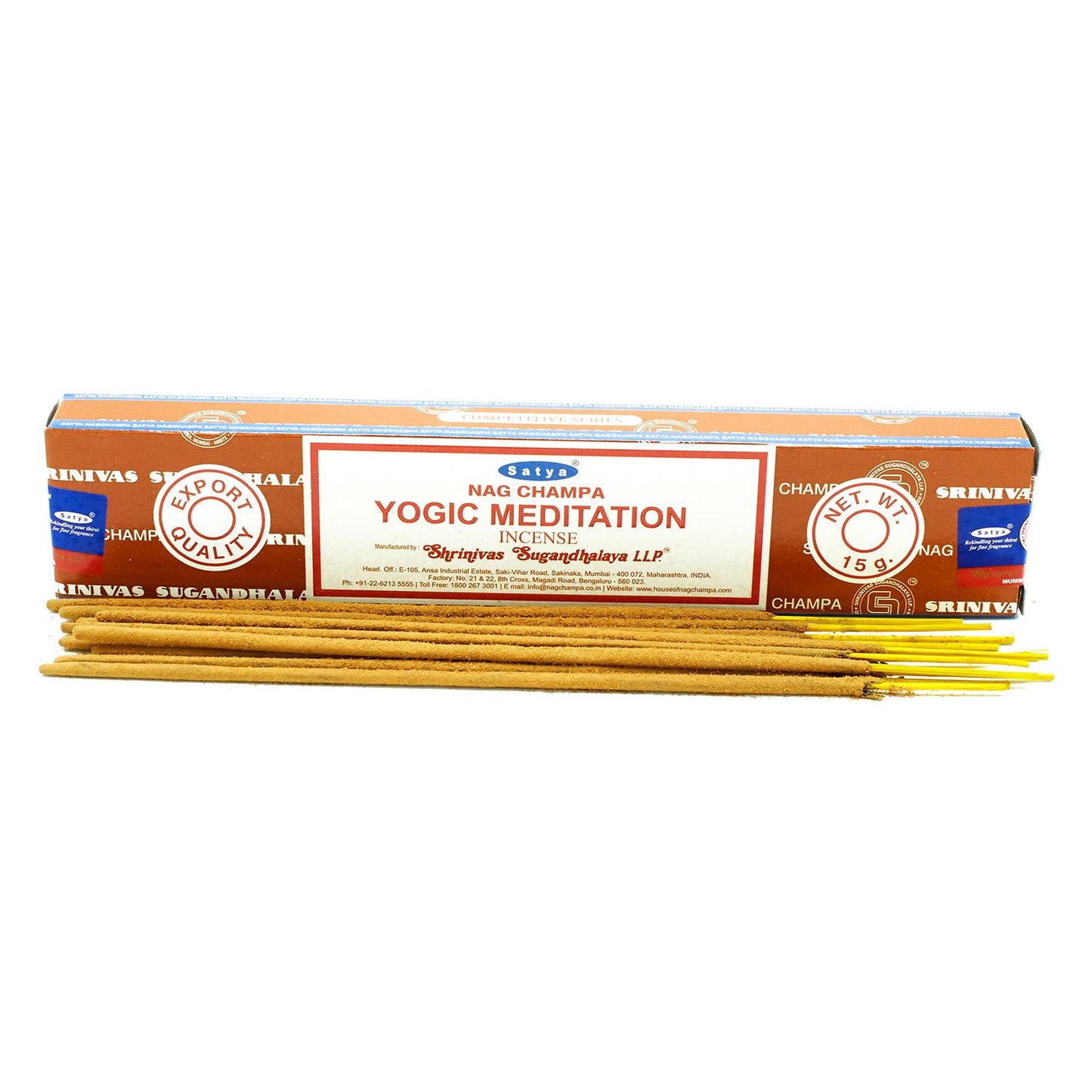 Satya Incense Sticks 15g - Yogic Meditation