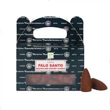 Satya Backflow Dhoop Cones - Palo Santo (24pcs)