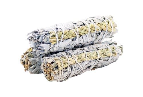 Smudge Stick - White Sage & Sweetgrass 10cm