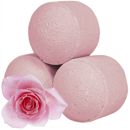 Pack Of 10 Chill Pills (Mini Bath Bombs) - Rose