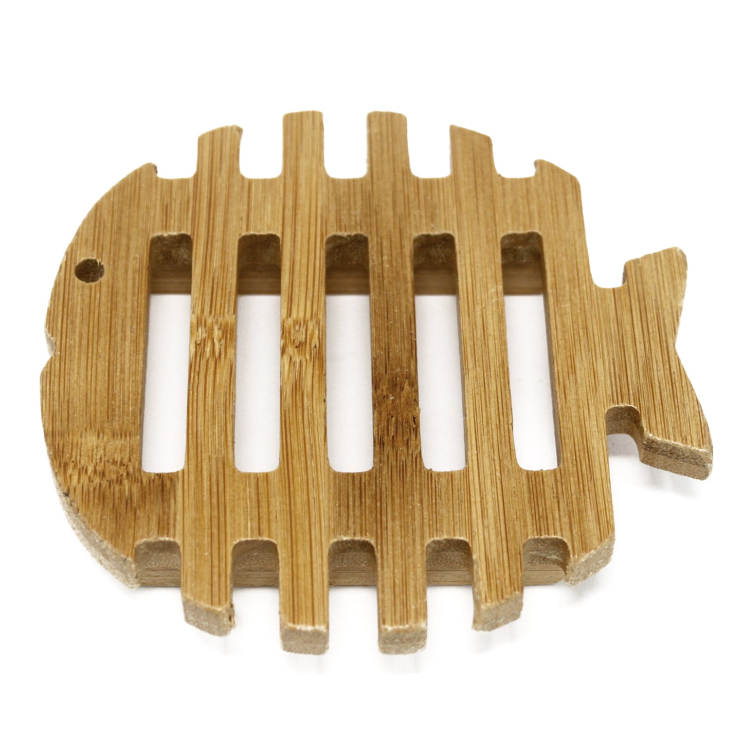 Hemu Wood Soap Dish - Fish