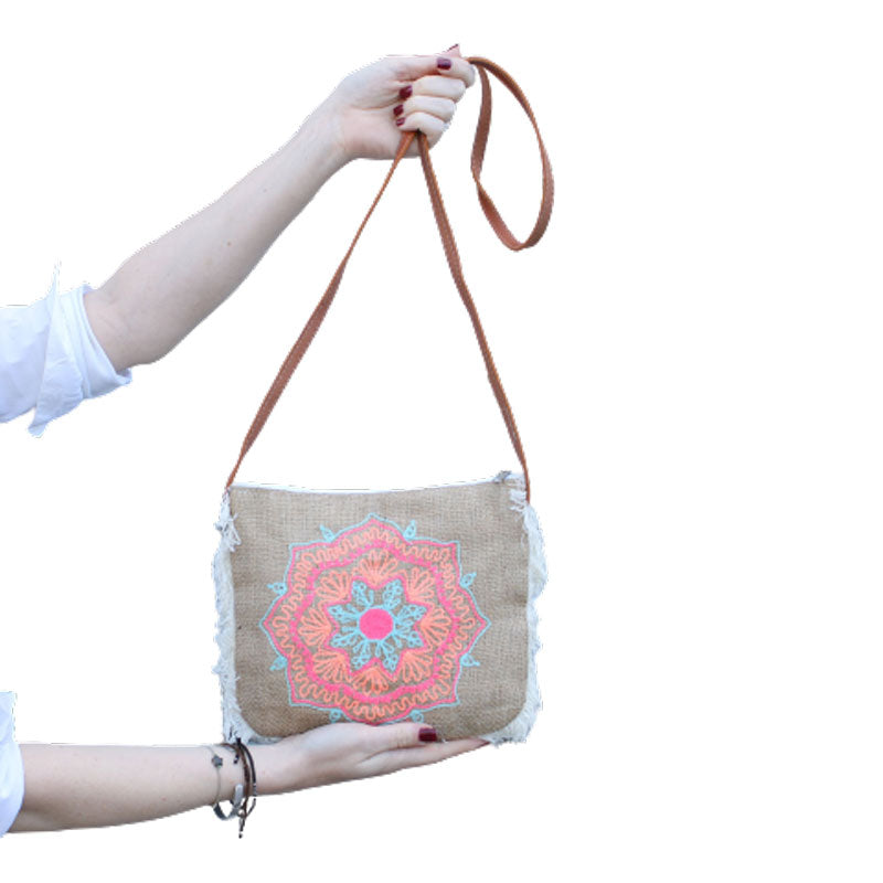 Fab Fringe Bag - Mandela Embroidery