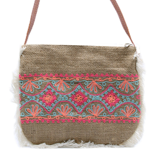 Fab Fringe Bag - Summer Pattern Embroidery