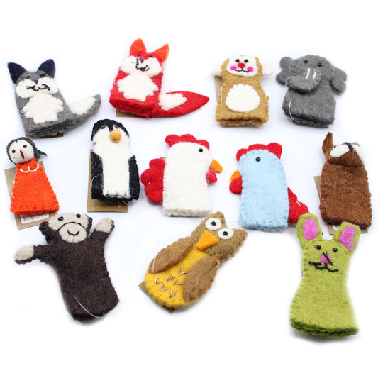 Felt Finger Puppet - Assorted