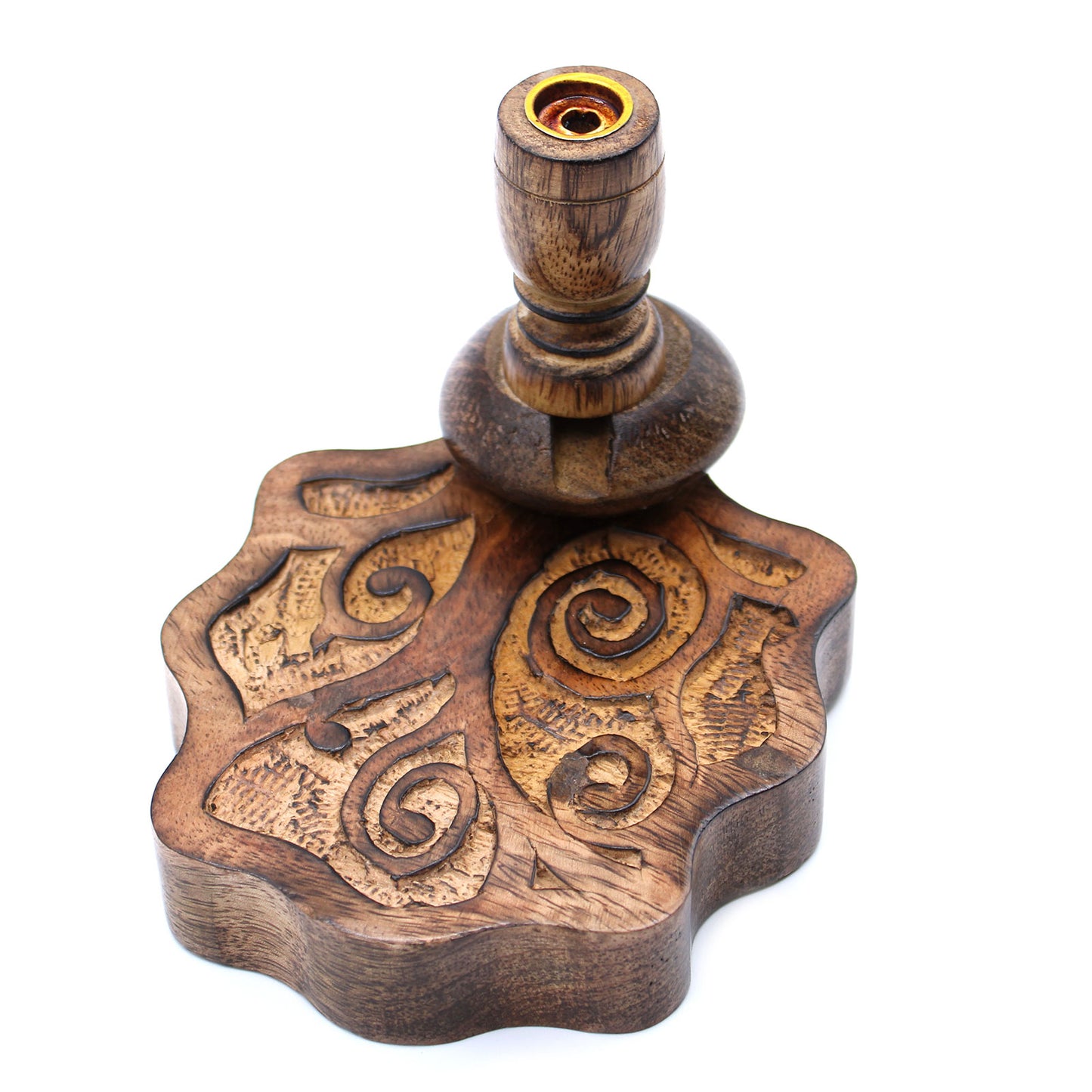 Sm Mango Wood Backflow Burner - Tree of Life