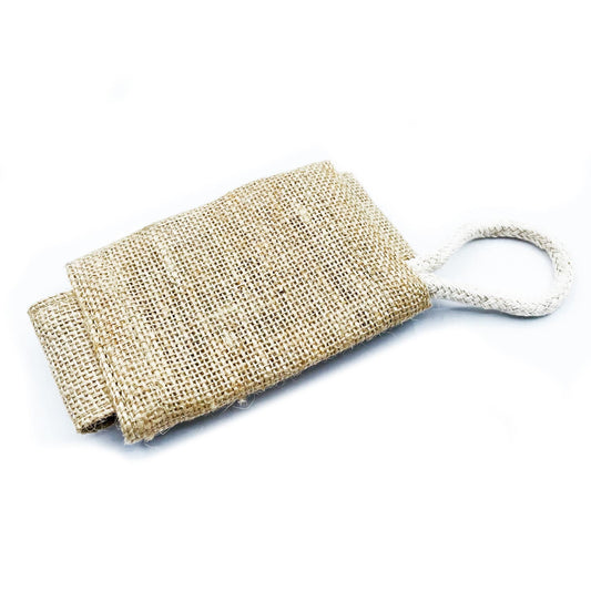 Jute Scrub Soap Pouch - Natural