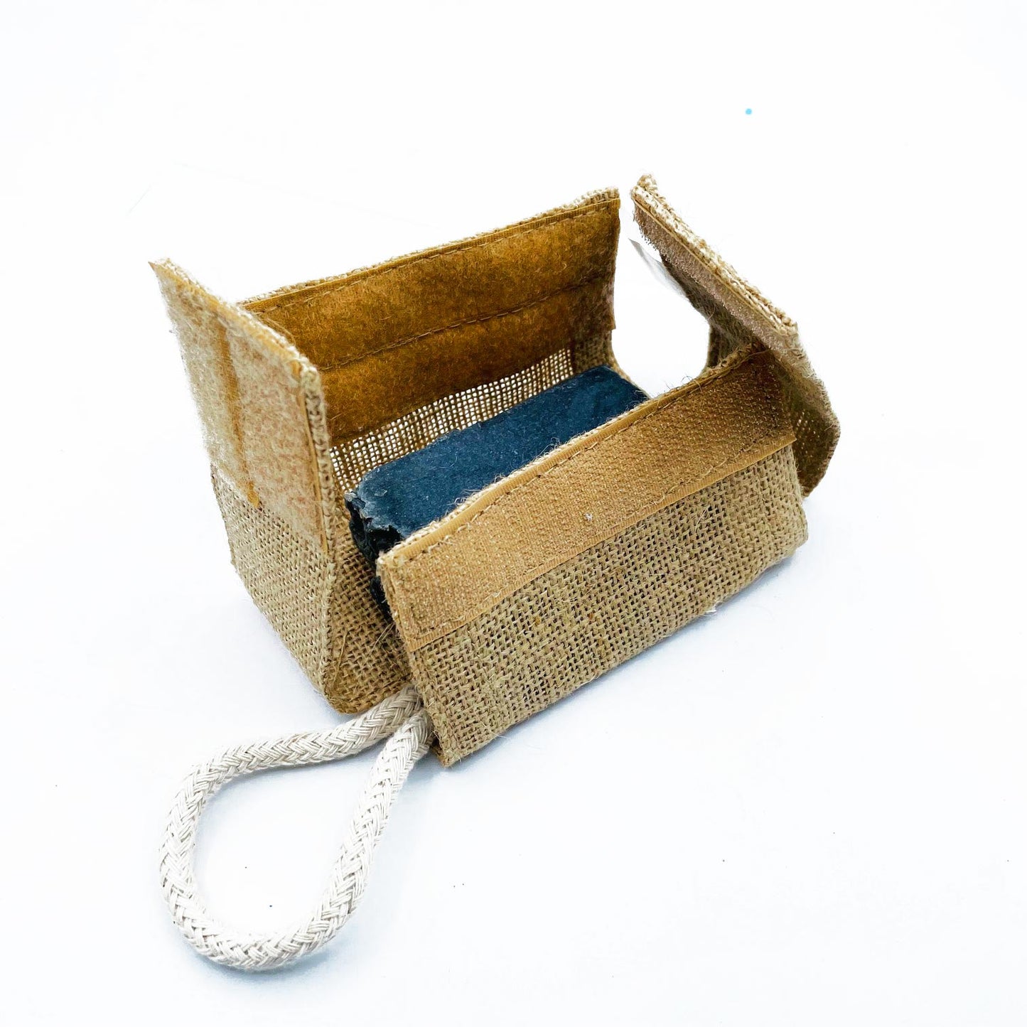 Jute Scrub Soap Pouch - Natural