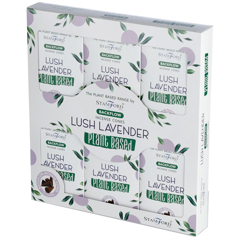 Plant Based Backflow Incense Cones - Lush Lavender