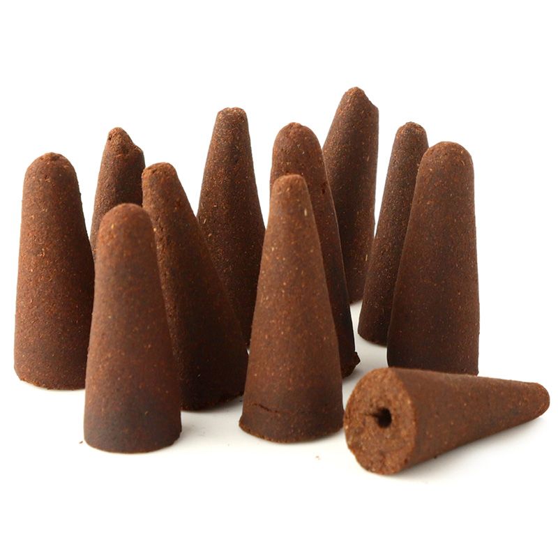 Plant Based Backflow Incense Cones - Regal Rose