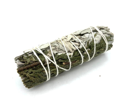 Smudge Stick - White Sage & Cedar 10cm