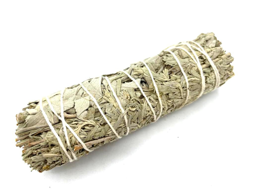 Smudge Stick - White Sage & Blue Sage 10cm