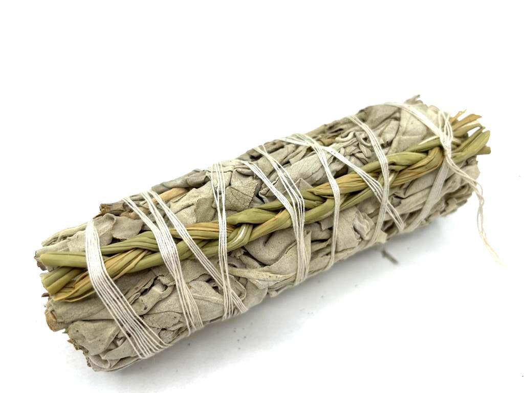 Smudge Stick - White Sage & Sweetgrass 10cm