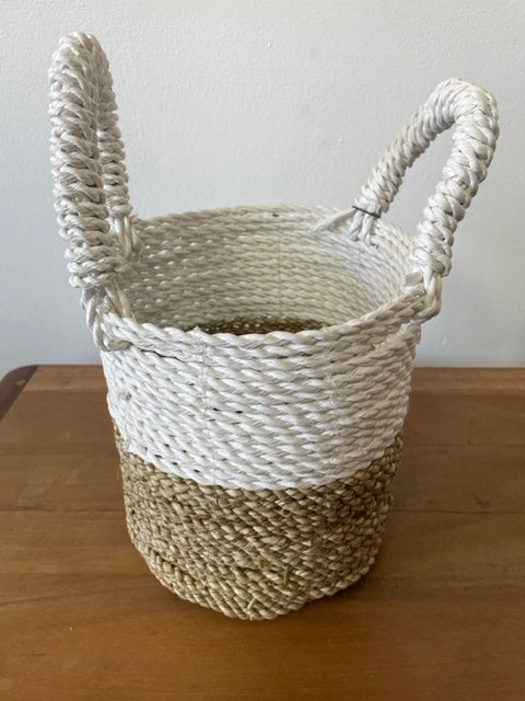 Seagrass Basket Set - Natural White