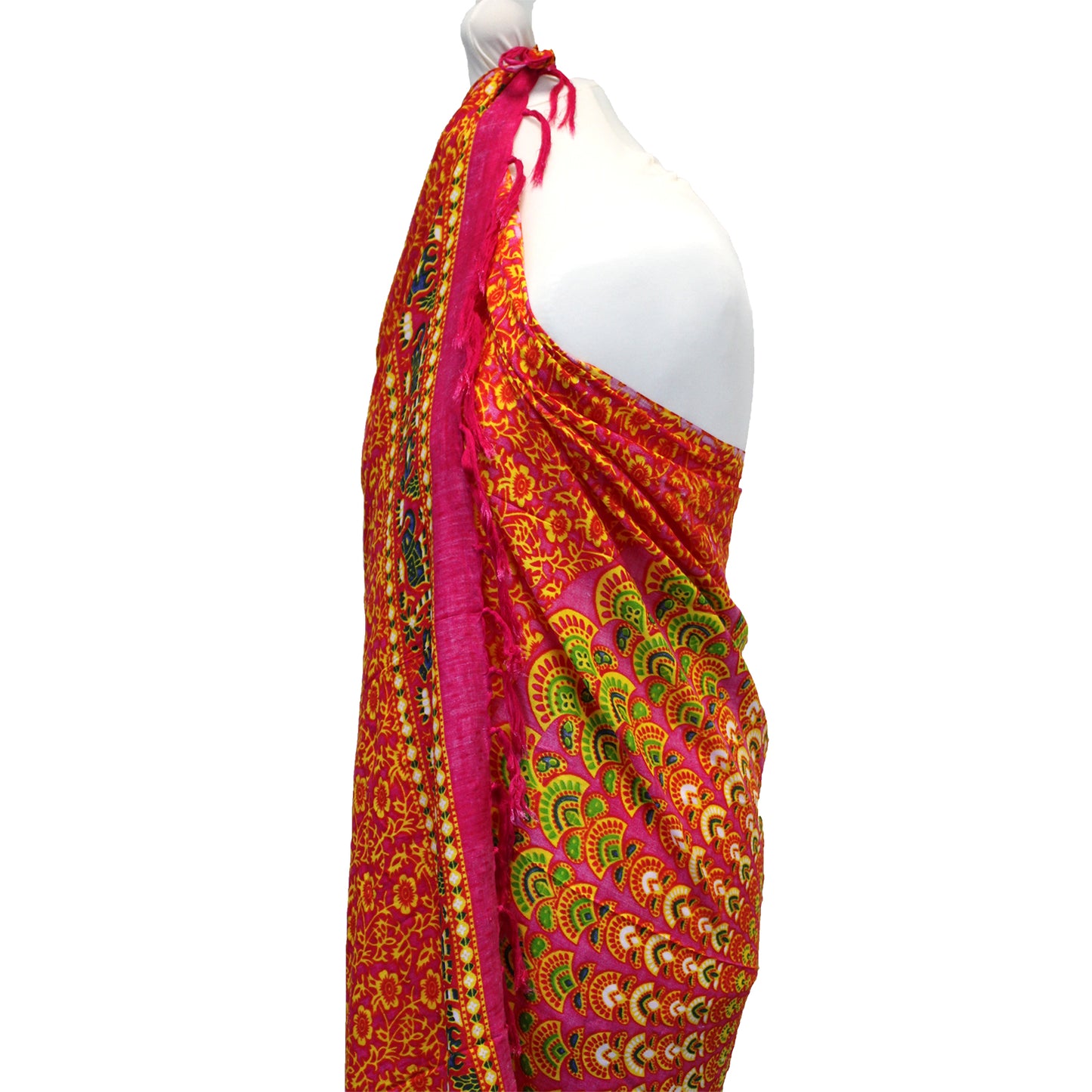 Ruby Lime Mandala Sarongs