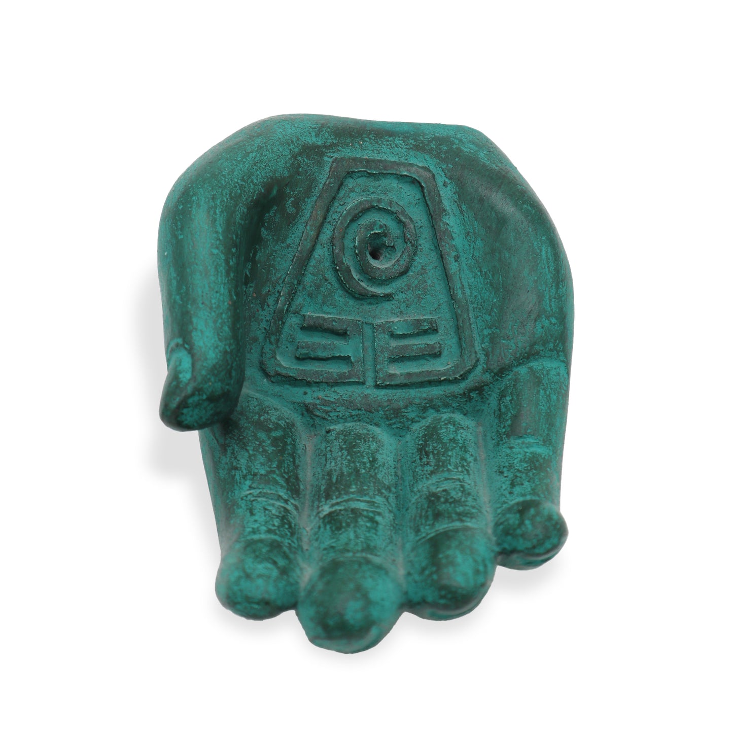 Hand Incense Burner - Earth Protect (green)