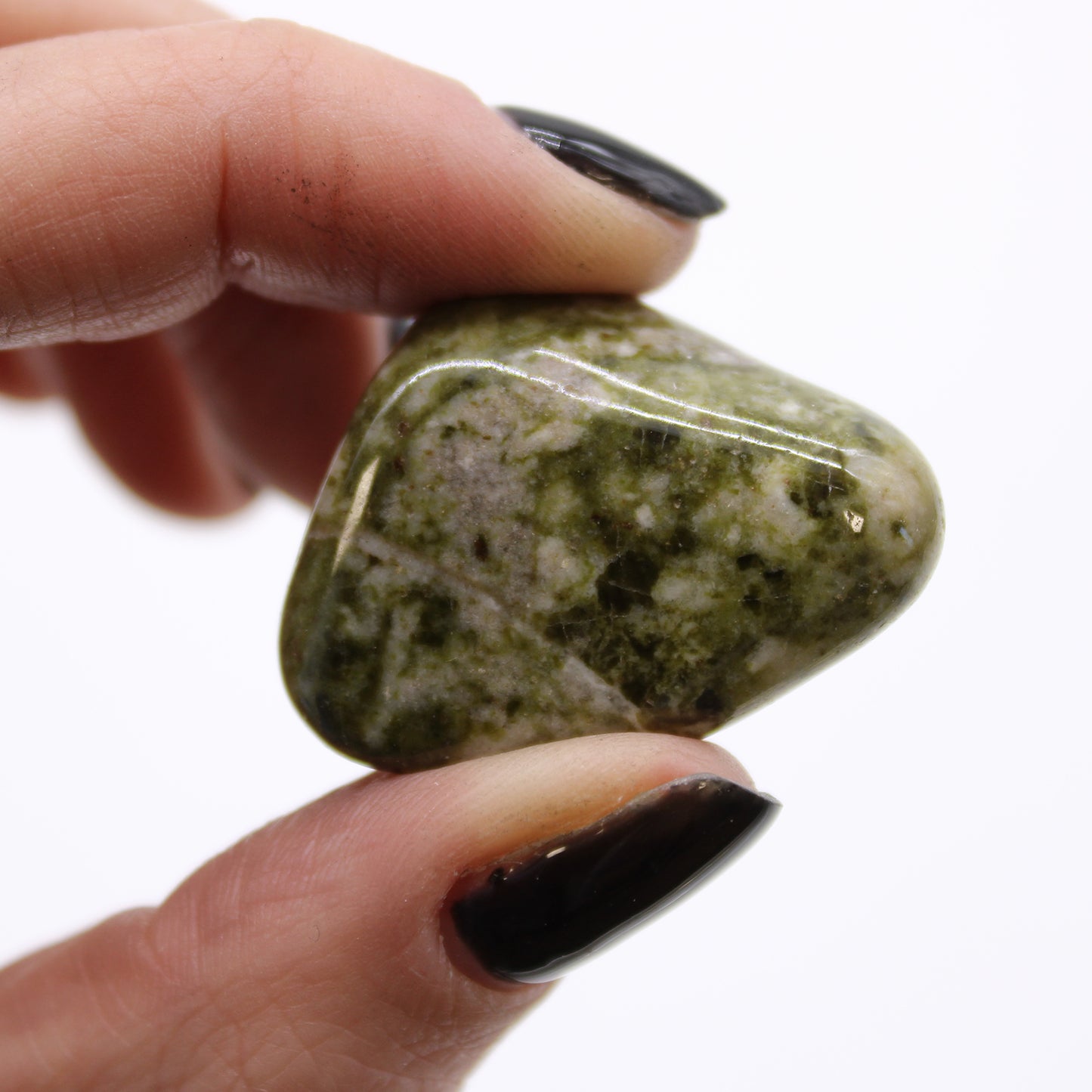 Medium African Tumble Stones - Epidote Snowflake