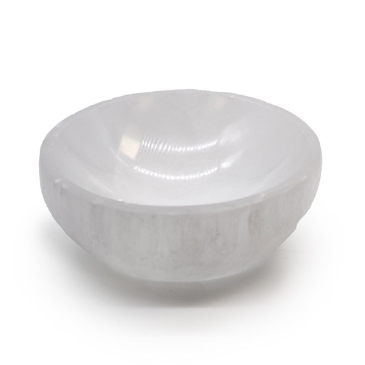 Selenite Round Bowl - 10cm