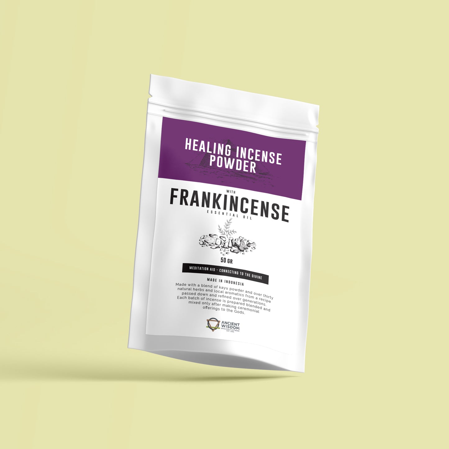 Healing Incense Powder - Frankincense 50gm