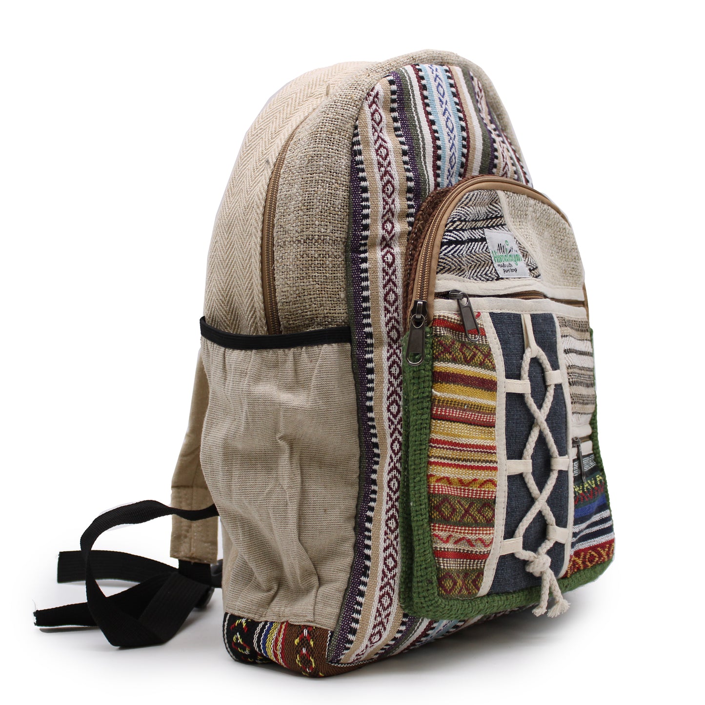 Large Backpack - Rope & Pockets Style