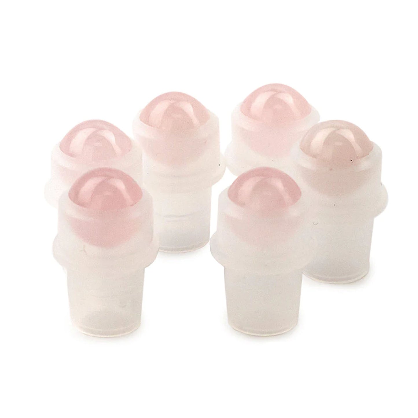 Gemstone Roller Tip for 5ml Bottle - Rose Quartz