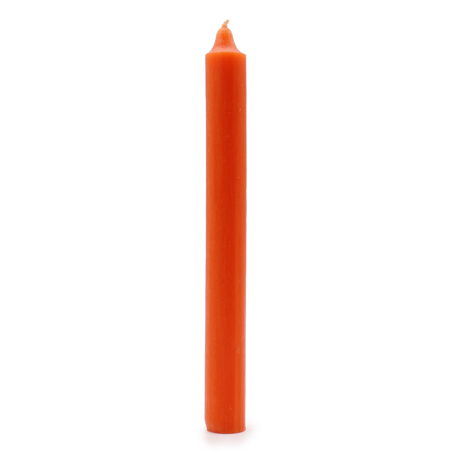 Solid Colour Dinner Candles - Rustic Orange - Pack of 5