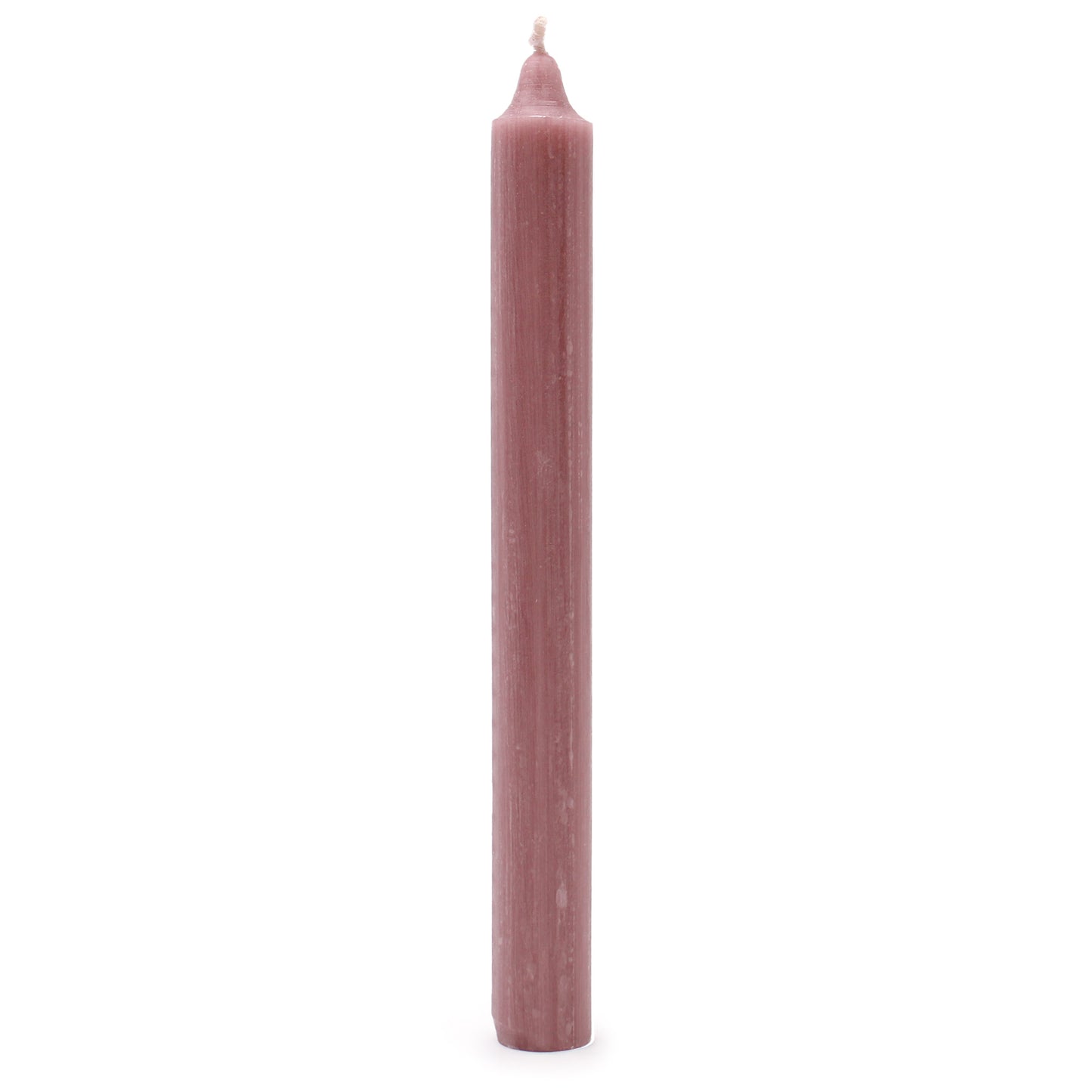 Solid Colour Dinner Candles - Rustic Dusty Pink - Pack of 5