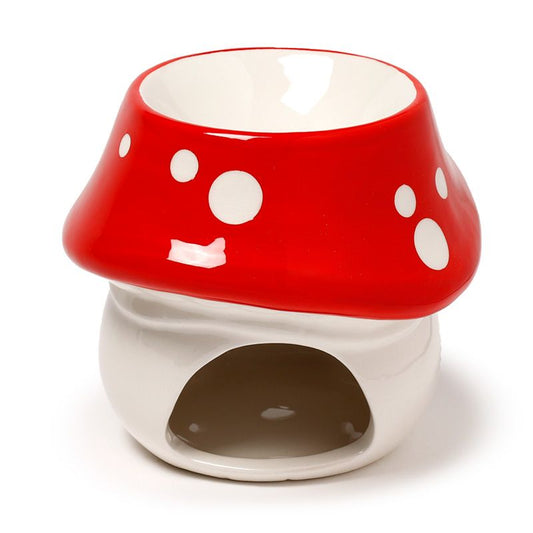 Fairy Toadstool House Ceramic Oil Burner