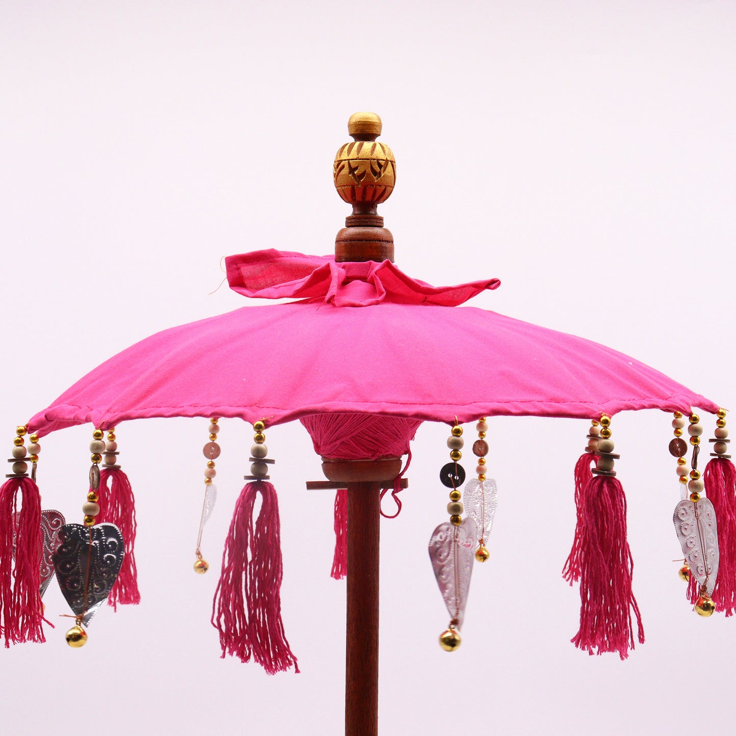 Bali Home Decor Parasol - Cotton - Pink- 40cm