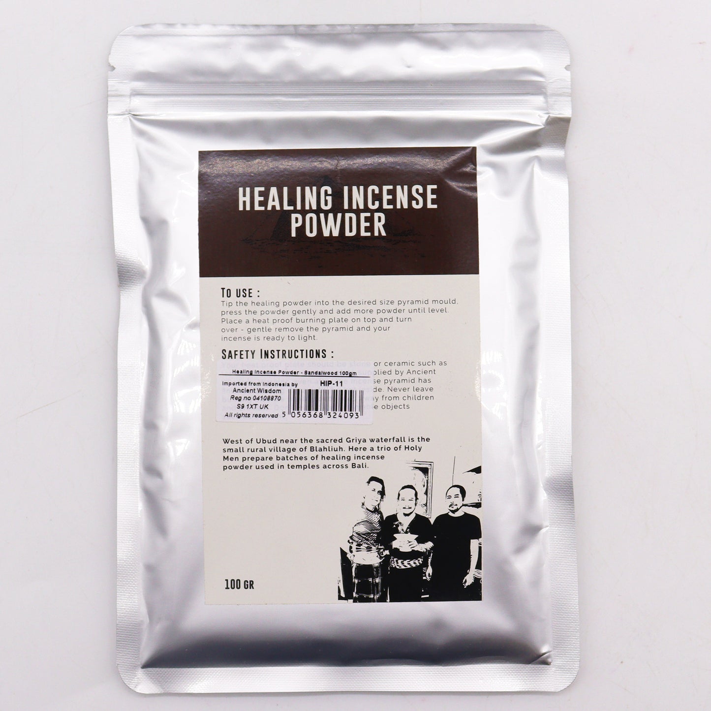 Healing Incense Powder - Sandalwood 100gm