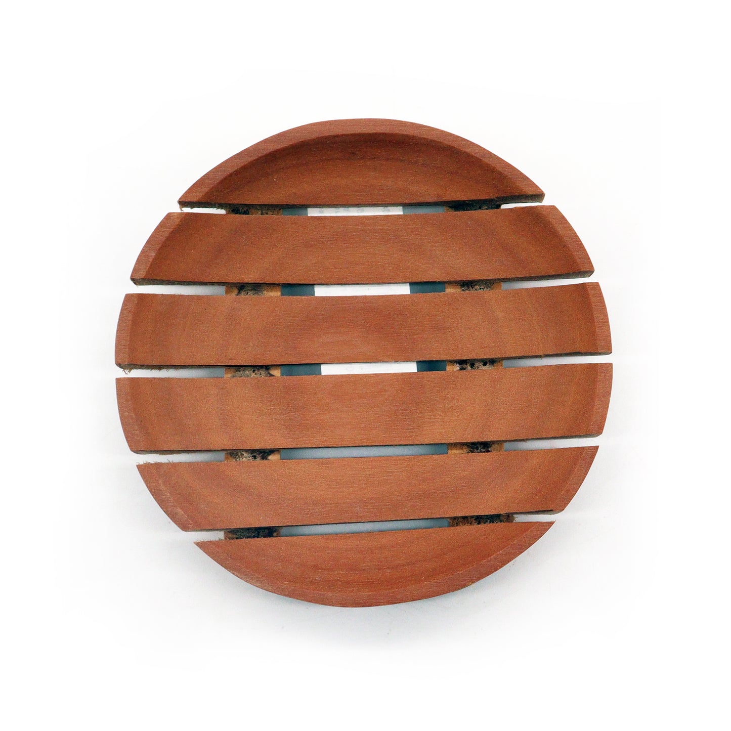 Classic Mahogany Soap Dish - Round