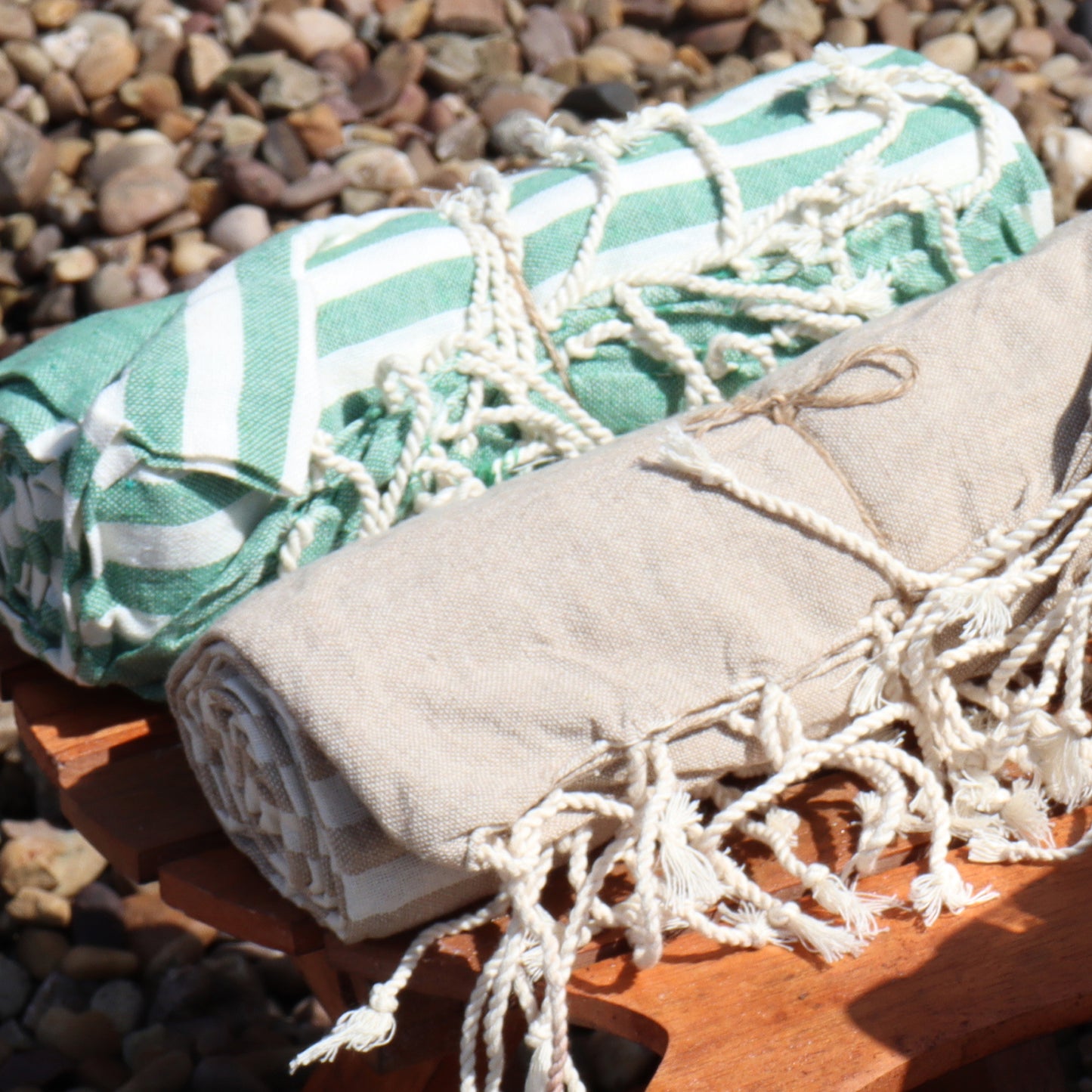 Cotton Pario Throw - 100x180 cm - Picnic Green