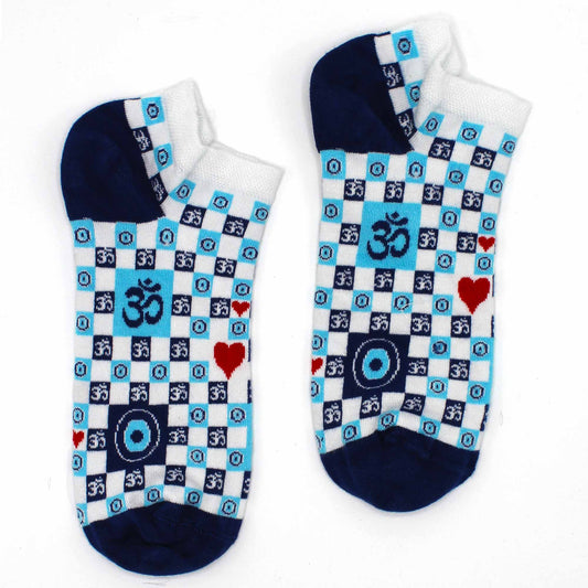 M/L Hop Hare Bamboo Socks Low (7.5-11.5) - Ohm Evil Eye