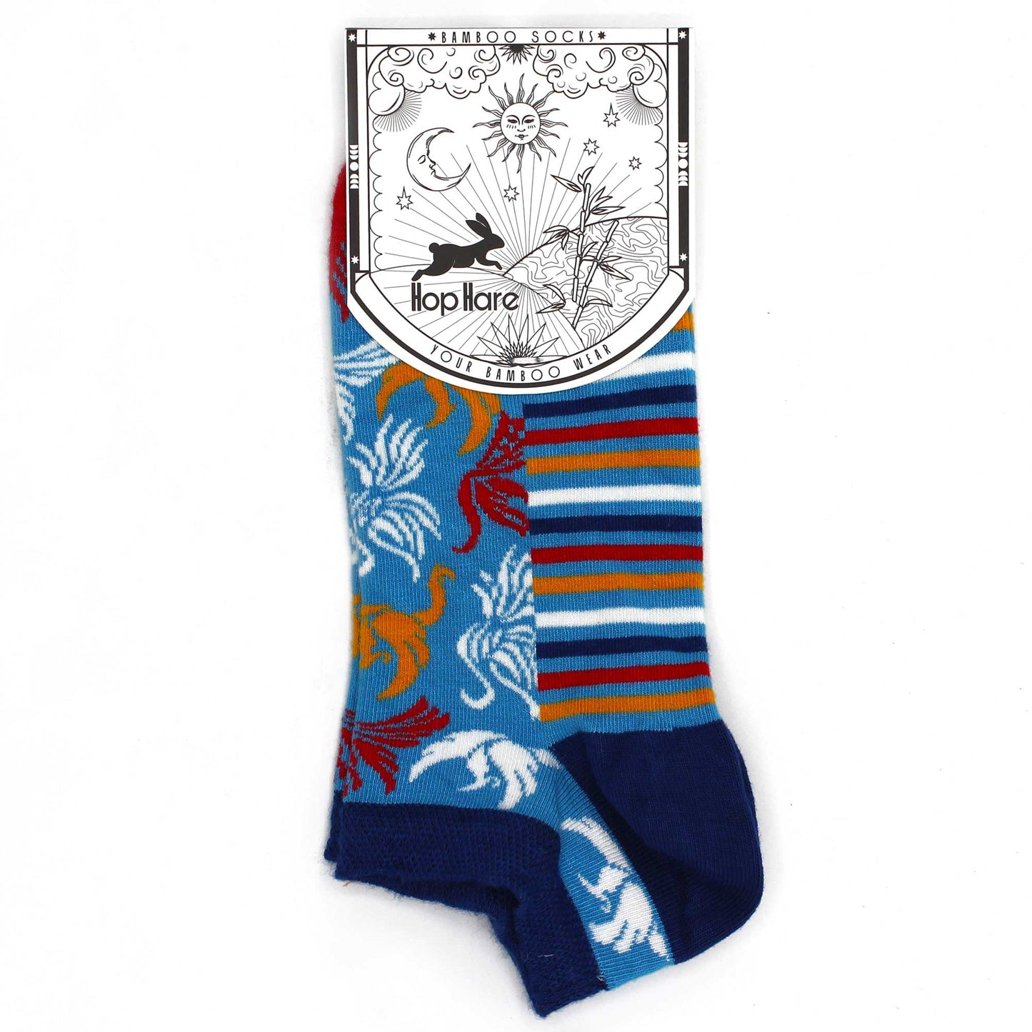 S/M Hop Hare Bamboo Socks Low (3.5-6.5) - Phoenix