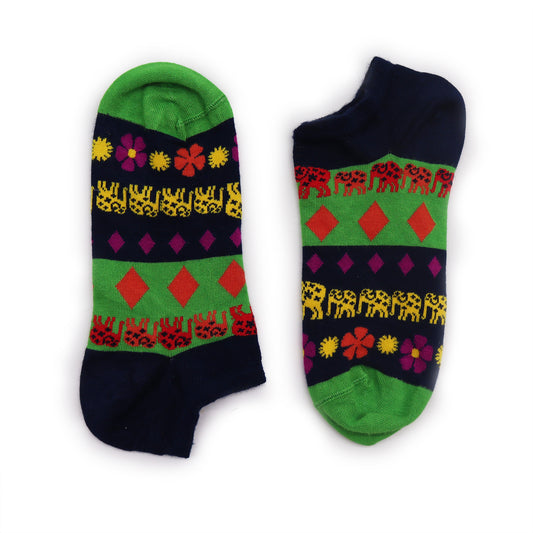 S/M Hop Hare Bamboo Socks Low (3.5-6.5) - Lucky Elephant