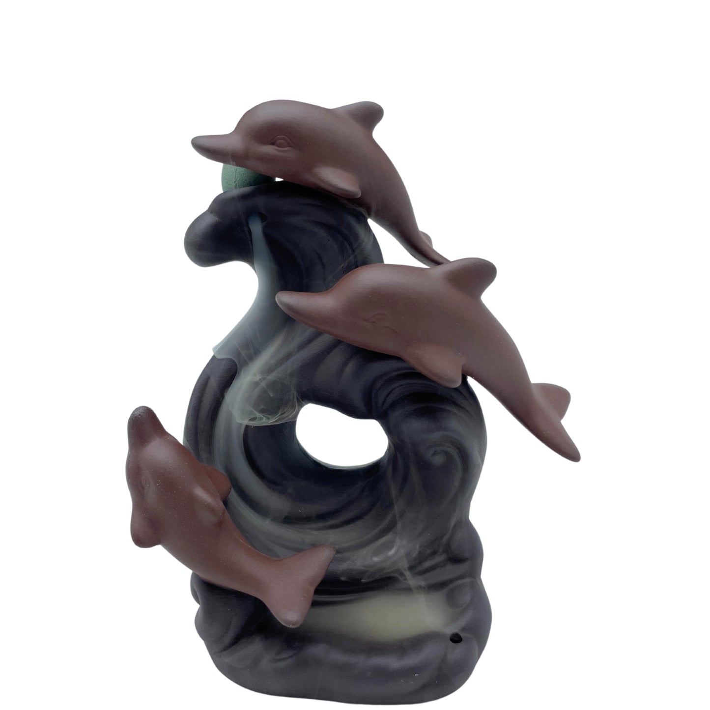 Backflow Incense Burner - Dolphin Wave