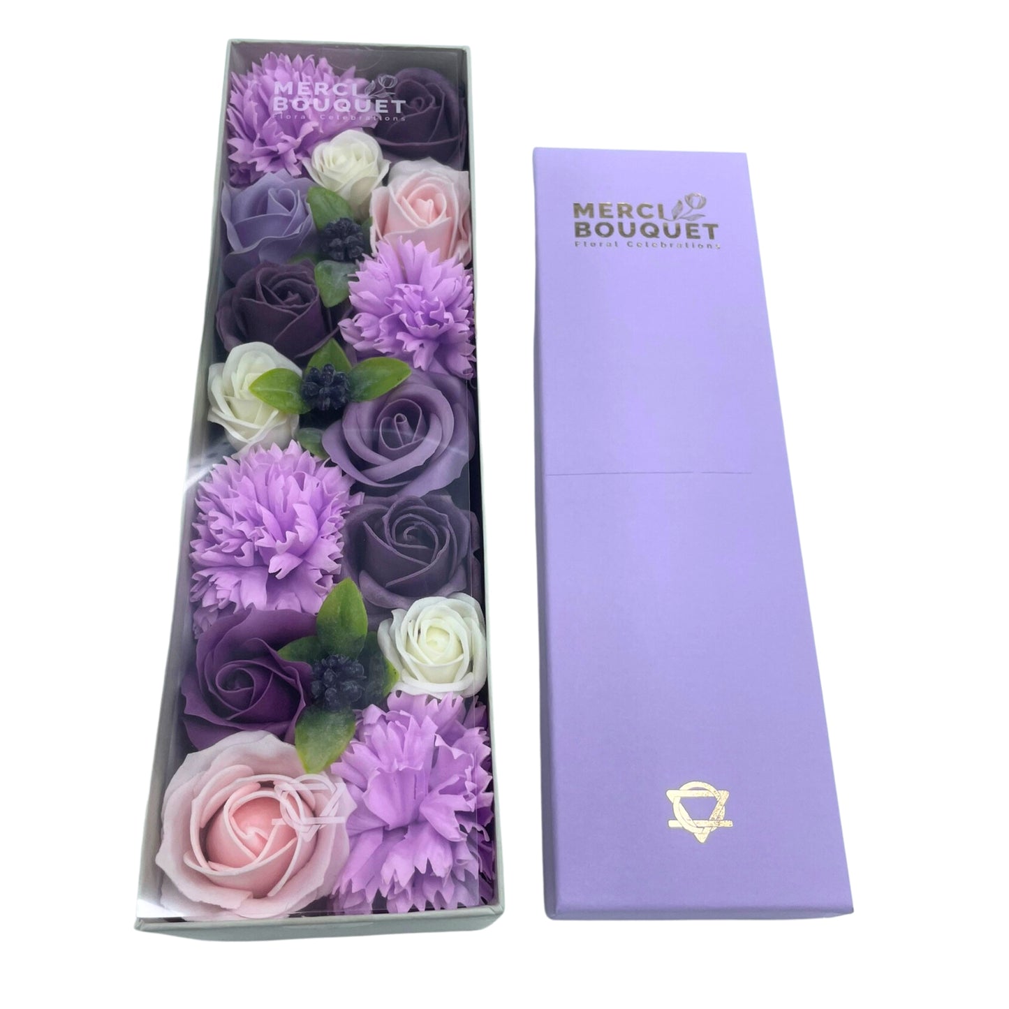 Long Box -  Lavender Rose & Carnation