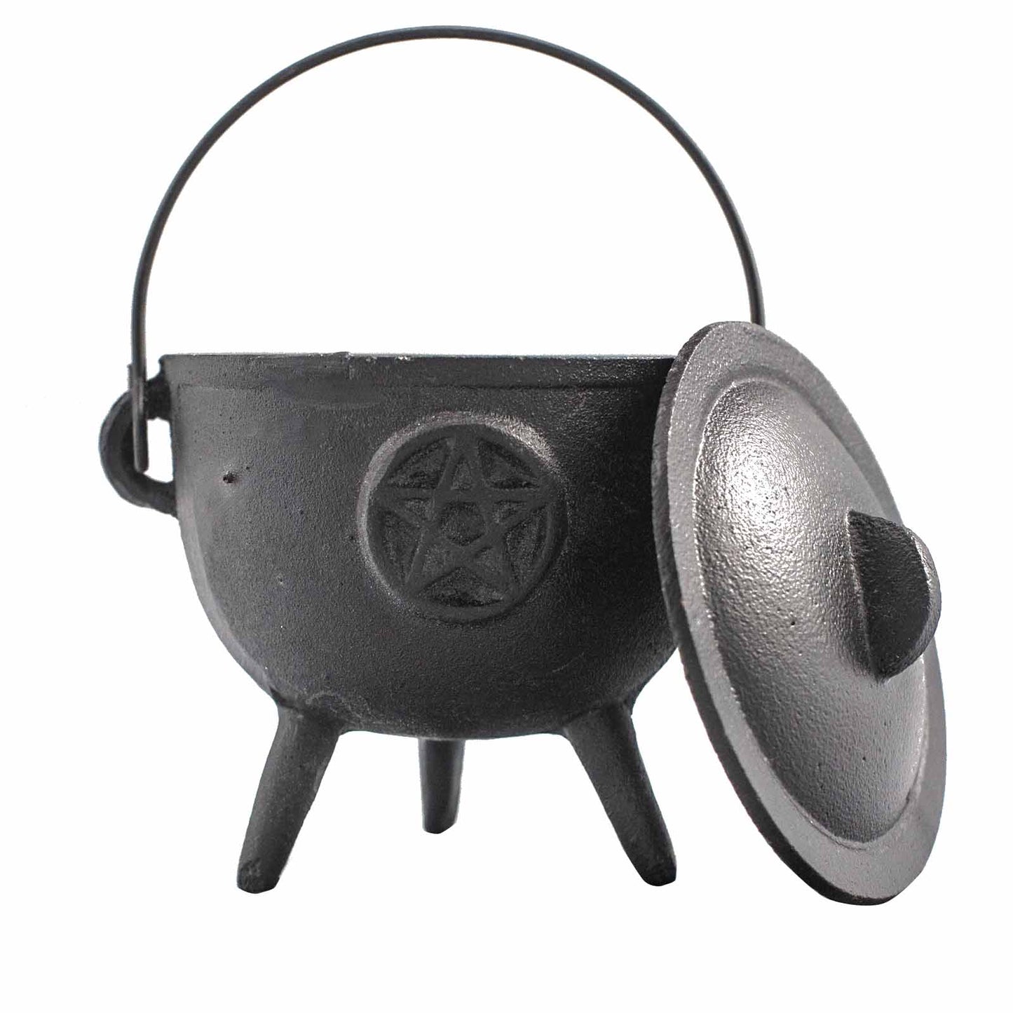 Cast Iron Cauldron with Pentagon 11x13cm