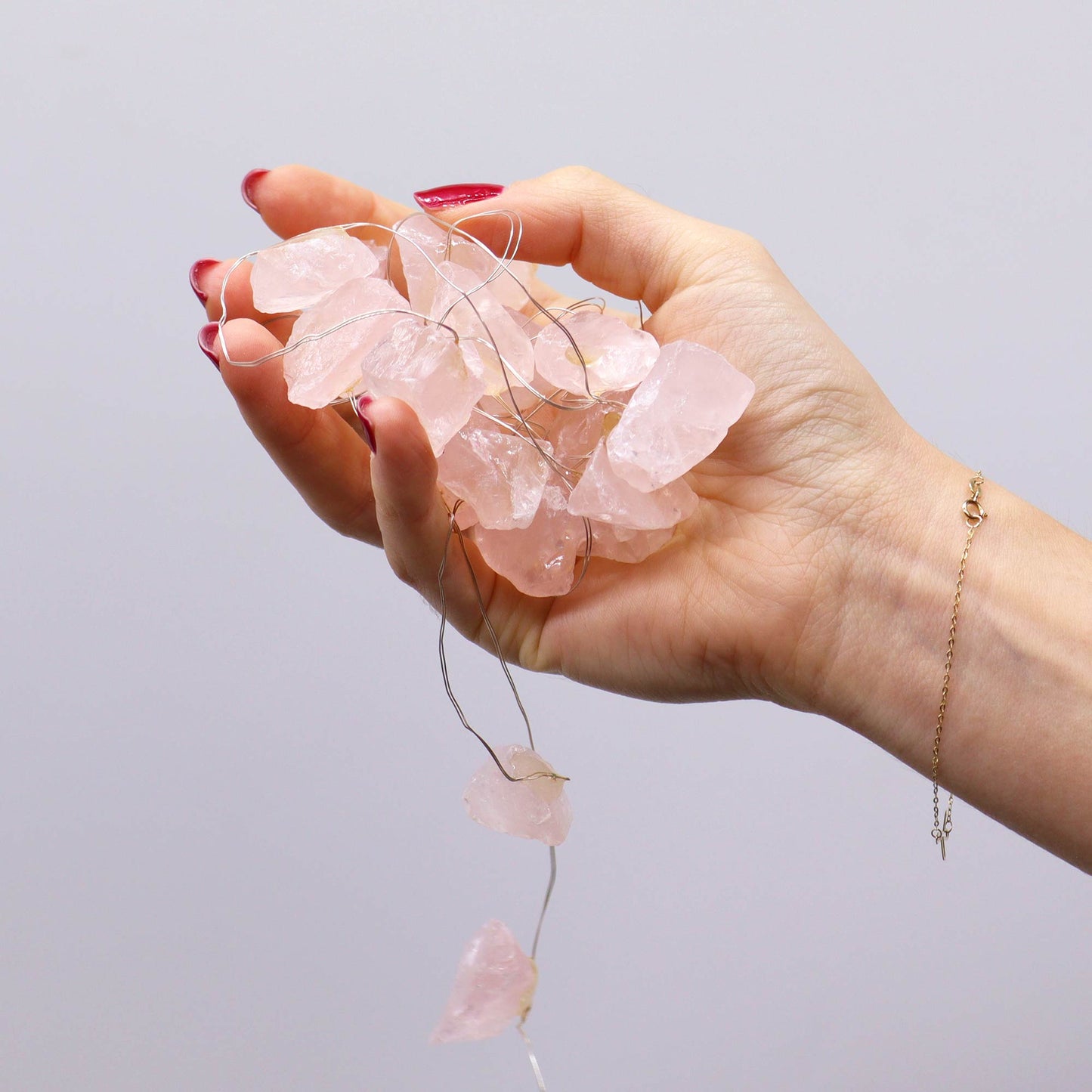 Gemstone Enchantment Lights - Rose Quartz