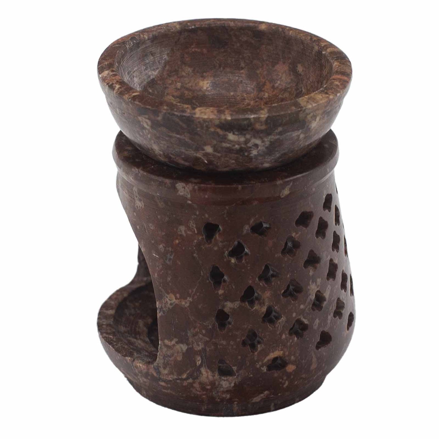 Small Soapstone Oil Burner 8cm - Classic