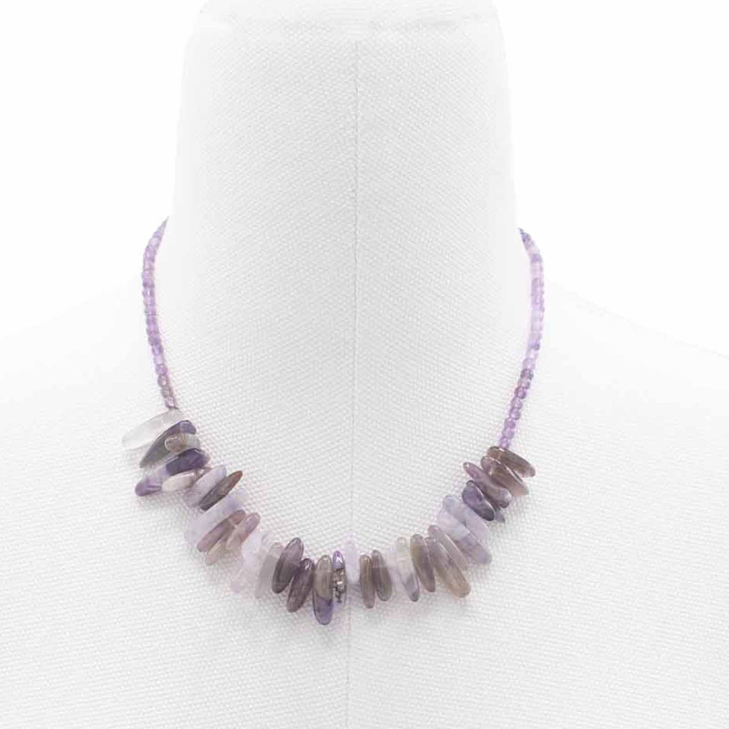 Longstone Gem Necklace - Amethyst